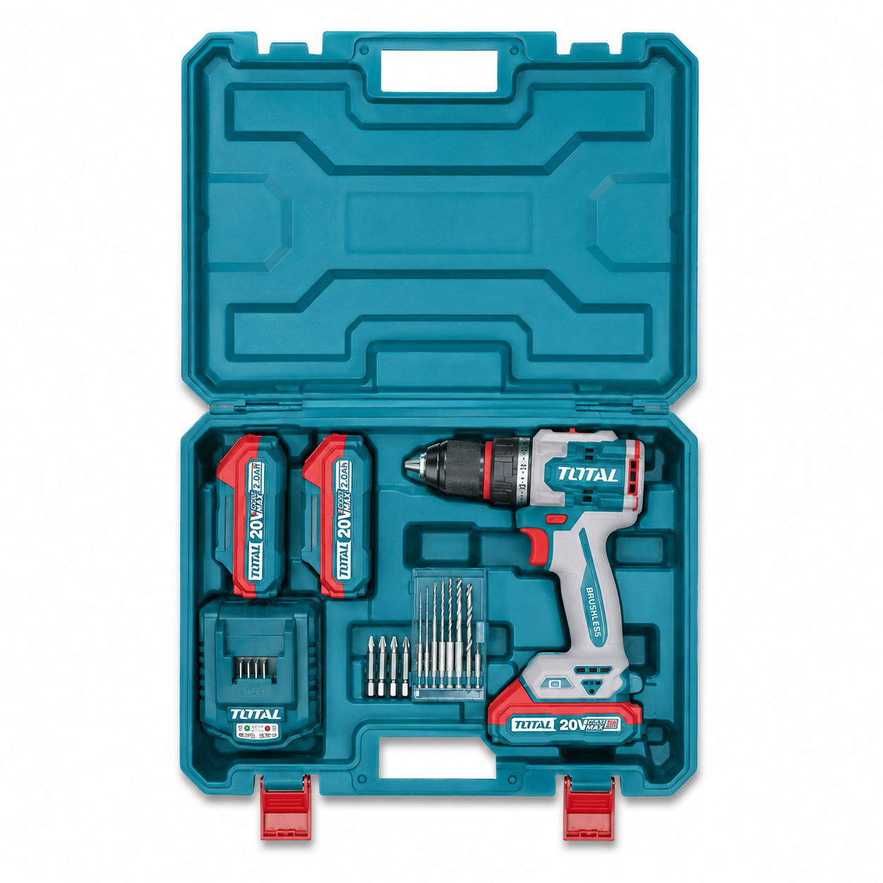 TOTAL 20V Brushless Cordless Impact Drill