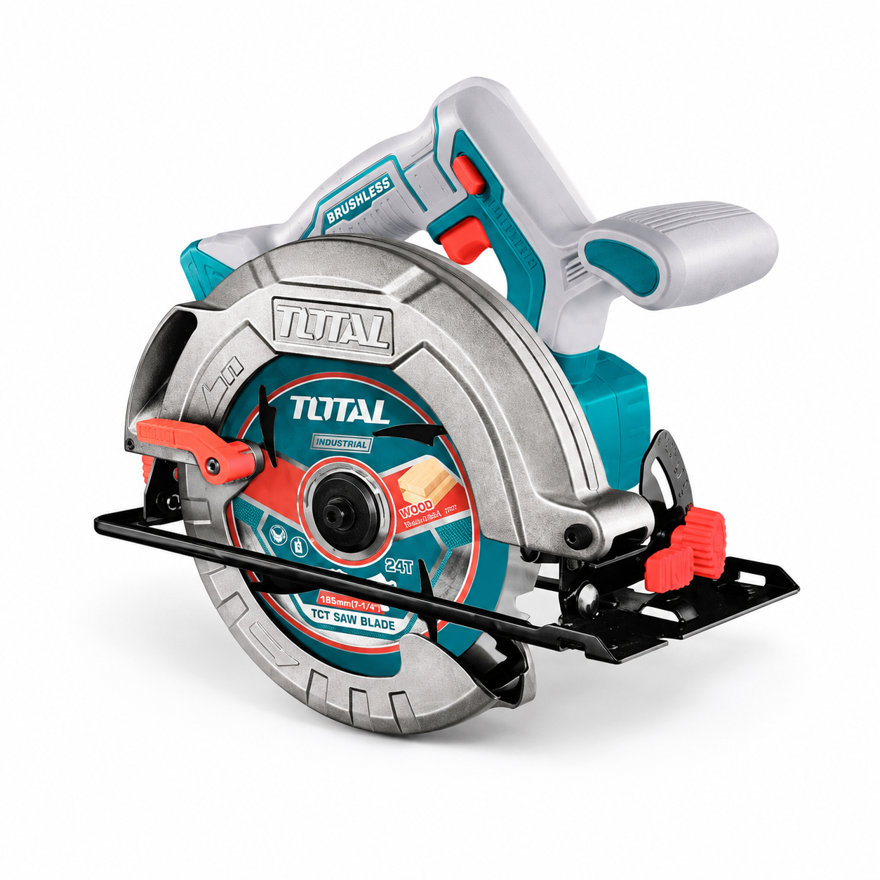 TOTAL 20V Brushless Cordless Circular Saw – 185mm (7-1/4")