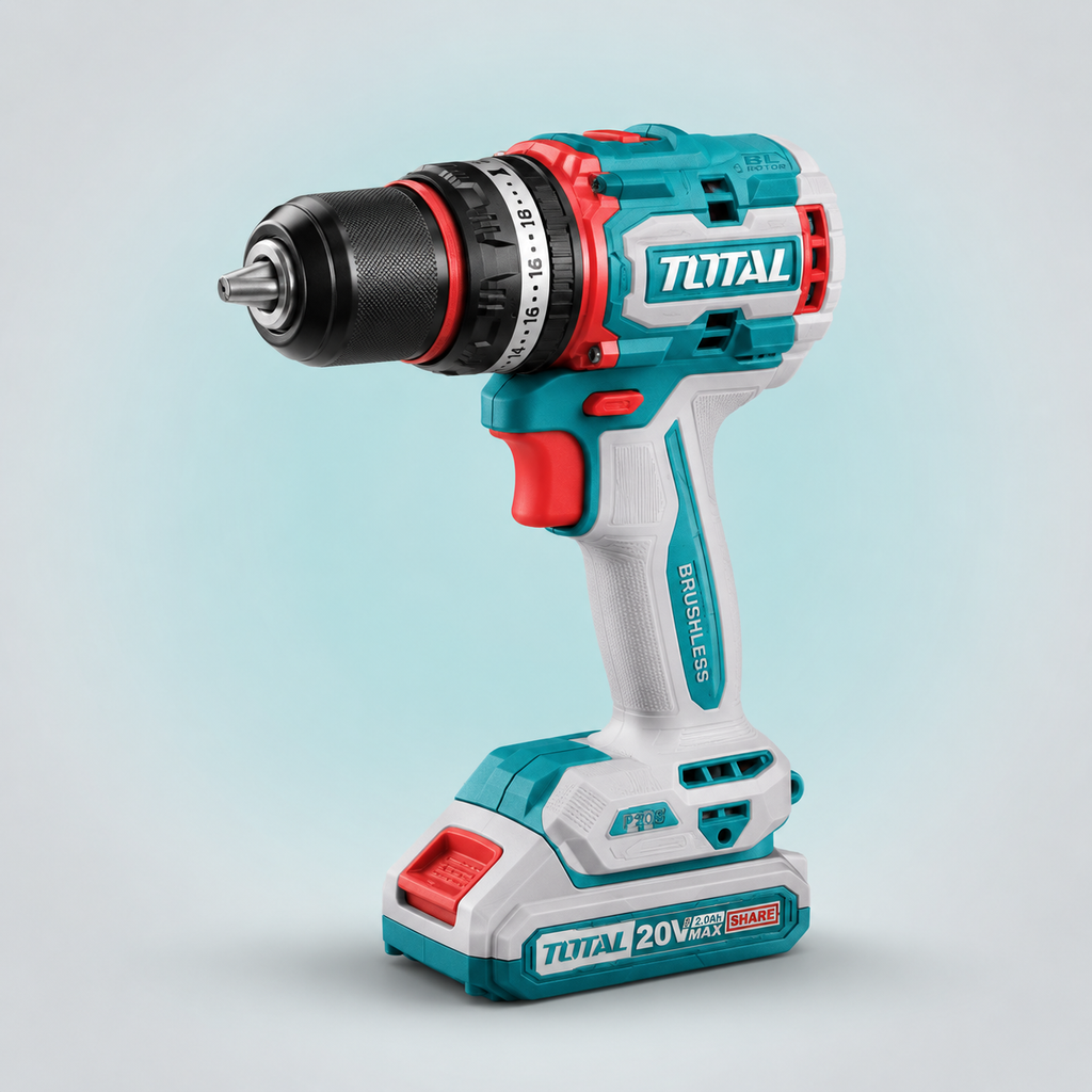 TOTAL 20V Brushless Cordless Impact Drill