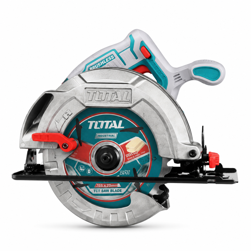 TOTAL 20V Brushless Cordless Circular Saw – 185mm (7-1/4")